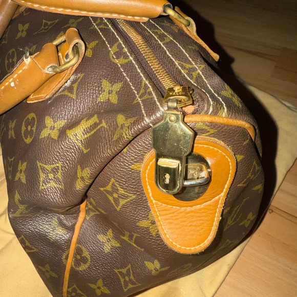 Louis Vuitton Brown Monogram Speedy Bag 30 VINTAGE - Picture 3 of 14